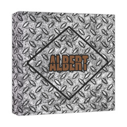 Diamond Plate Canvas Print - 12x12 (Personalized)