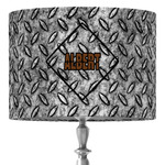 Diamond Plate 16" Drum Lamp Shade - Fabric (Personalized)