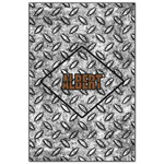 Diamond Plate Wood Print - 20x30 (Personalized)