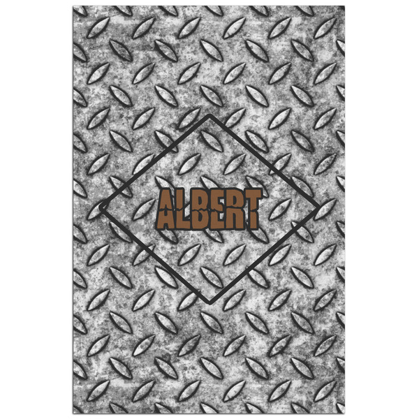 Custom Diamond Plate Poster - Matte - 24x36 (Personalized)