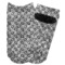 Diamond Plate Adult Ankle Socks - Single Pair - Front and Back