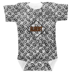 Diamond Plate Baby Bodysuit 12-18 (Personalized)