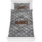 Diamond Plate Comforter Set - Twin XL (Personalized)