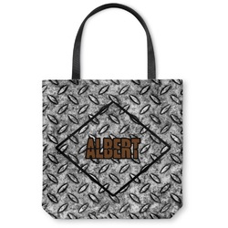 Diamond Plate Canvas Tote Bag - Large - 18"x18" (Personalized)