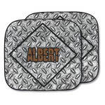 Diamond Plate Car Sun Shade - Two Piece (Personalized)