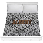 Diamond Plate Comforter - Full / Queen (Personalized)