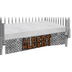 Diamond Plate Crib Skirt (Personalized)