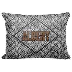 Diamond Plate Decorative Baby Pillowcase - 16"x12" (Personalized)