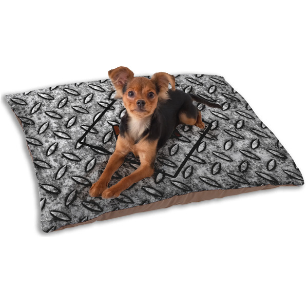 Custom Diamond Plate Dog Bed - Small w/ Name or Text