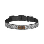 Diamond Plate Dog Collar - Small (Personalized)