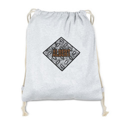 Diamond Plate Drawstring Backpack - Sweatshirt Fleece (Personalized)