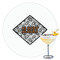 Diamond Plate Drink Topper - XLarge - Single with Drink