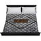 Diamond Plate Duvet Cover - King - On Bed - No Prop