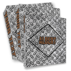 Diamond Plate 3 Ring Binder - Full Wrap (Personalized)