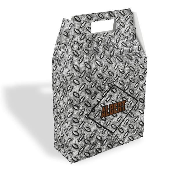 Custom Diamond Plate Gable Favor Box (Personalized)