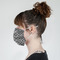 Diamond Plate Mask - Side View on Girl