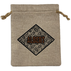 Diamond Plate Burlap Gift Bag (Personalized)