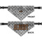 Diamond Plate Medium Dog Bandana Approval