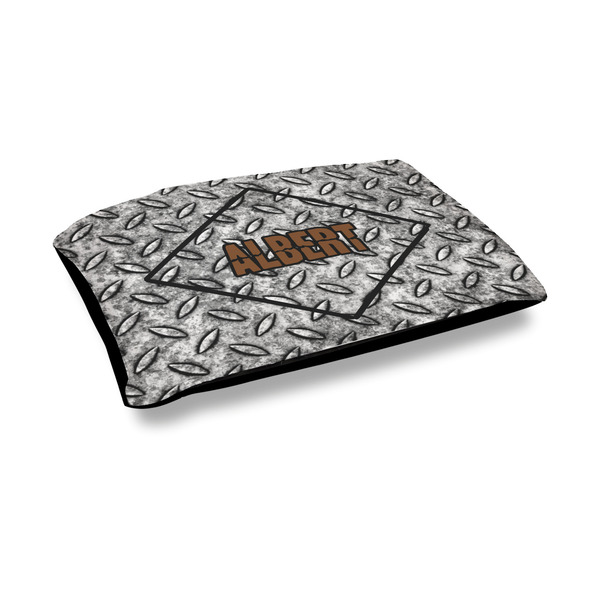 Custom Diamond Plate Outdoor Dog Bed - Medium (Personalized)