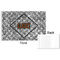 Diamond Plate Disposable Paper Placemat - Front & Back