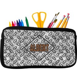 Diamond Plate Neoprene Pencil Case (Personalized)