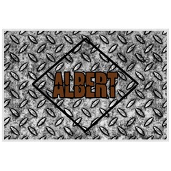 Diamond Plate Laminated Placemat w/ Name or Text