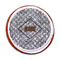 Diamond Plate Printed Icing Circle - Medium - On Cookie