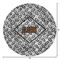 Diamond Plate Round Area Rug - Size