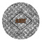 Diamond Plate Round Indoor Rug - Front/Main