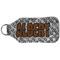 Diamond Plate Sanitizer Holder Keychain - Large (Back)