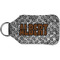 Diamond Plate Sanitizer Holder Keychain - Small (Back)