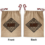 Diamond Plate Santa Sack - Front & Back (Personalized)