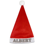 Diamond Plate Santa Hat - Front (Personalized)