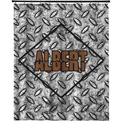 Diamond Plate Extra Long Shower Curtain - 70"x84" (Personalized)