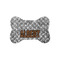 Diamond Plate Small Bone Shaped Mat - Flat