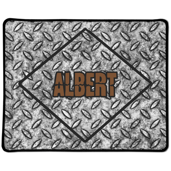 Custom Diamond Plate Large Gaming Mouse Pad - 12.5" x 10" (Personalized)