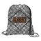 Diamond Plate Drawstring Backpack