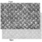 Diamond Plate Tissue Paper - Heavyweight - XL - Front & Back