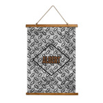 Diamond Plate Wall Hanging Tapestry - Tall (Personalized)