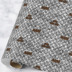 Diamond Plate Wrapping Paper Roll - Large (Personalized)