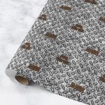 Diamond Plate Wrapping Paper Roll - Medium - Matte (Personalized)