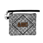 Diamond Plate Wristlet ID Case w/ Name or Text