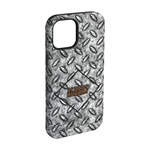 Diamond Plate iPhone Case - Rubber Lined - iPhone 15 Pro (Personalized)