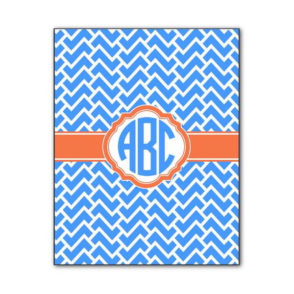 Custom Zigzag Wood Print - 11x14 (Personalized)