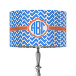 Zigzag 12" Drum Lamp Shade - Fabric (Personalized)