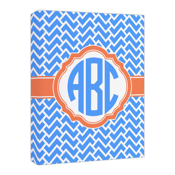 Custom Zigzag Canvas Print - 16x20 (Personalized)