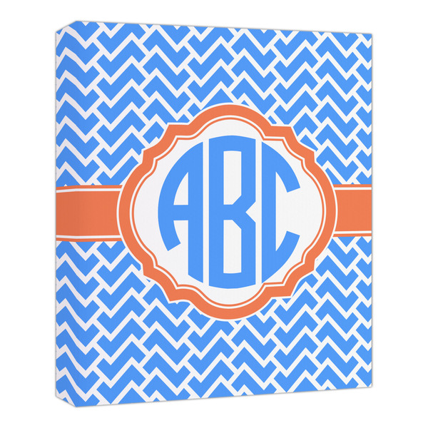 Custom Zigzag Canvas Print - 20x24 (Personalized)