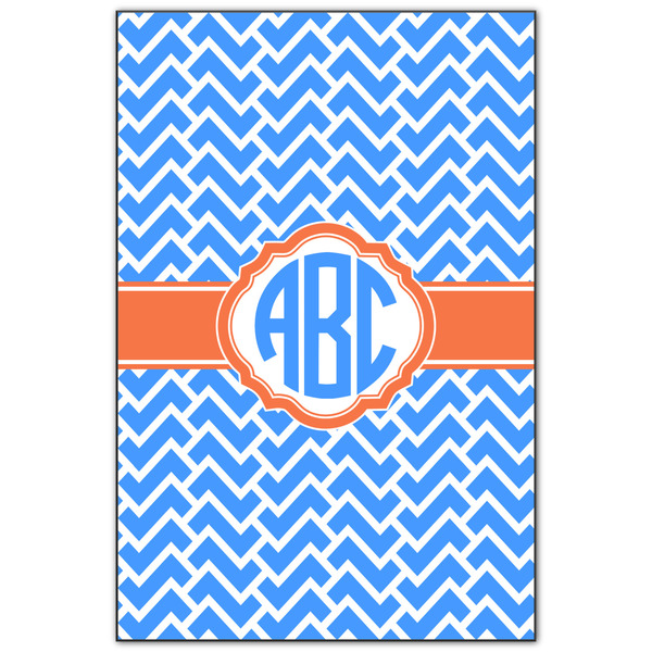 Custom Zigzag Wood Print - 20x30 (Personalized)