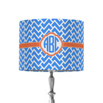 Zigzag 8" Drum Lamp Shade - Fabric (Personalized)