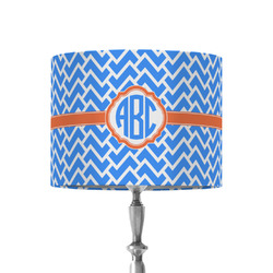 Zigzag 8" Drum Lamp Shade - Fabric (Personalized)